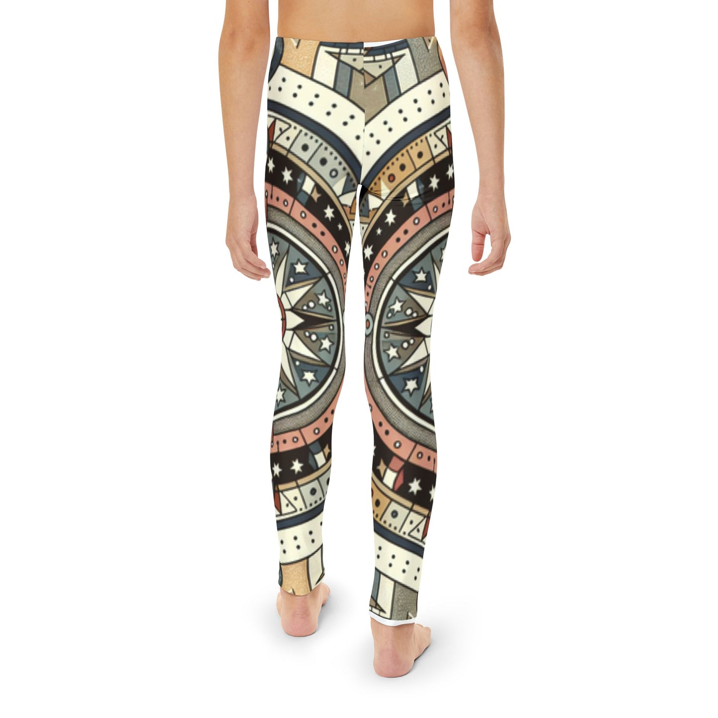 Sandstone, Unisex Youth Full-Length Leggings (AOP)