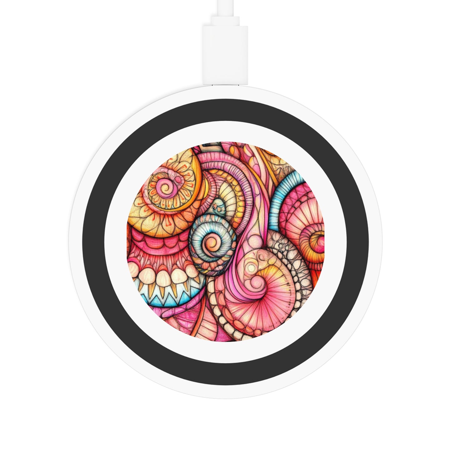 Abstract Seashell, Quake Wireless Charging Pad