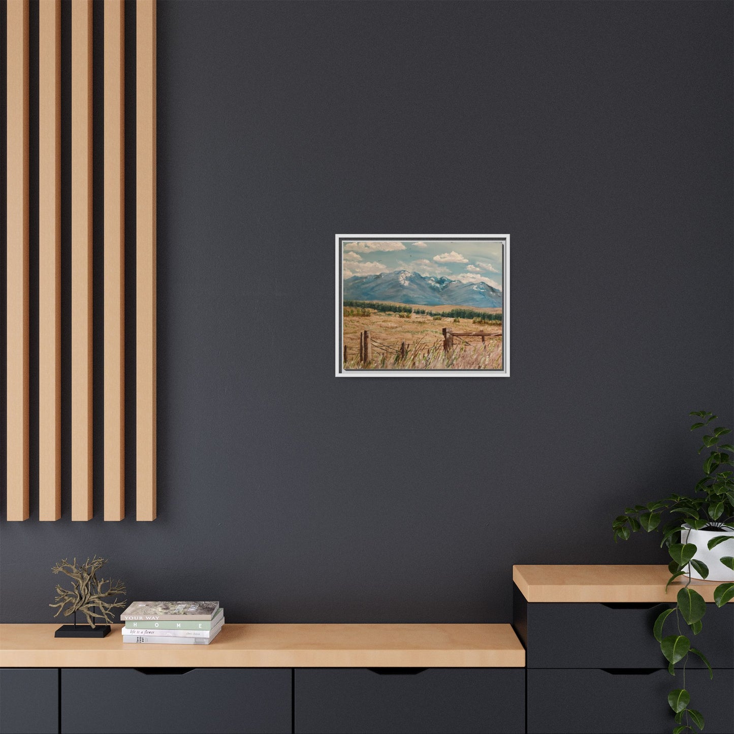 Framed Art Print, Scenic Landscape Wall Decor, Rustic Home Decor, Gift for Nature Lovers, Farmhouse Style, Office Artwork