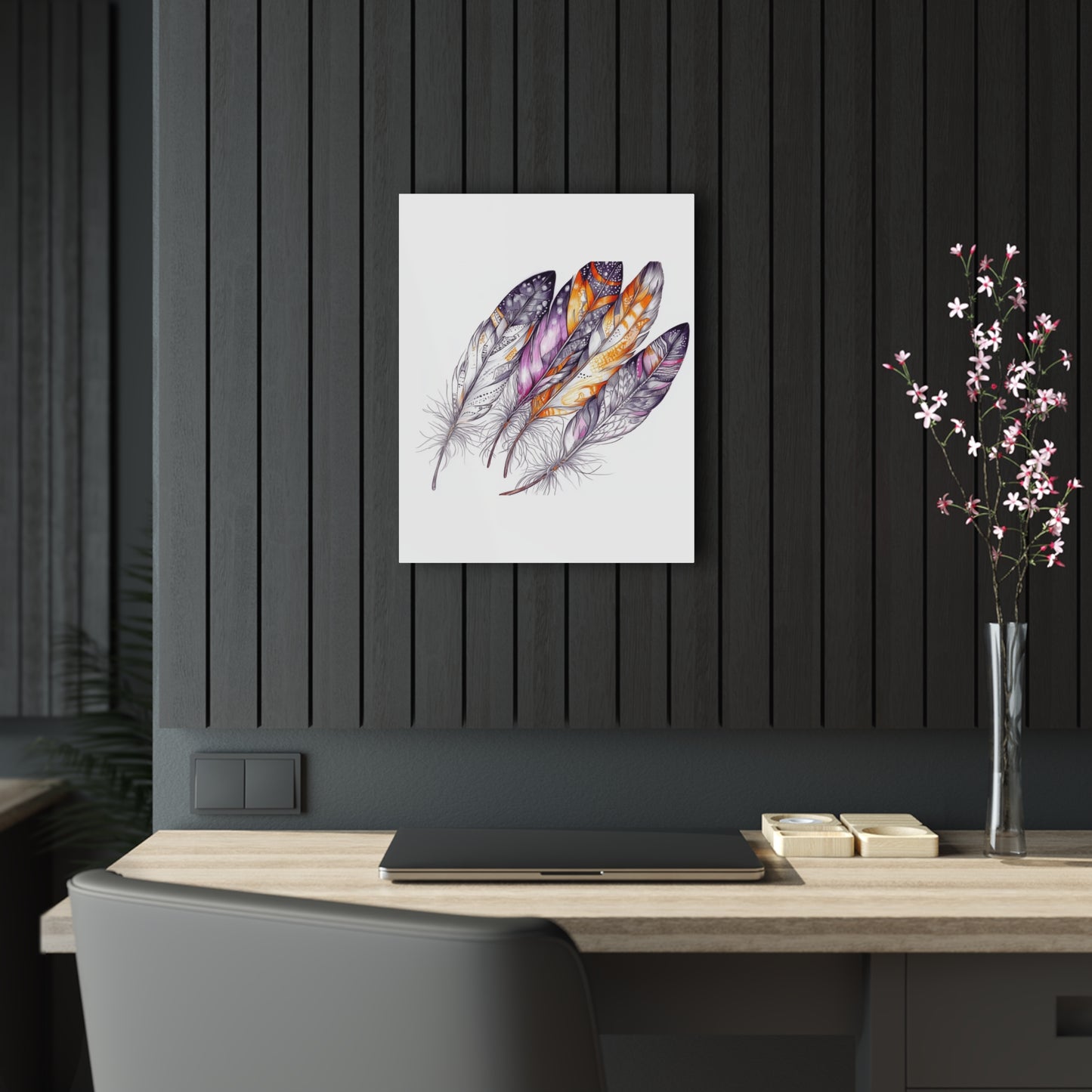 White Feather, Acrylic Prints