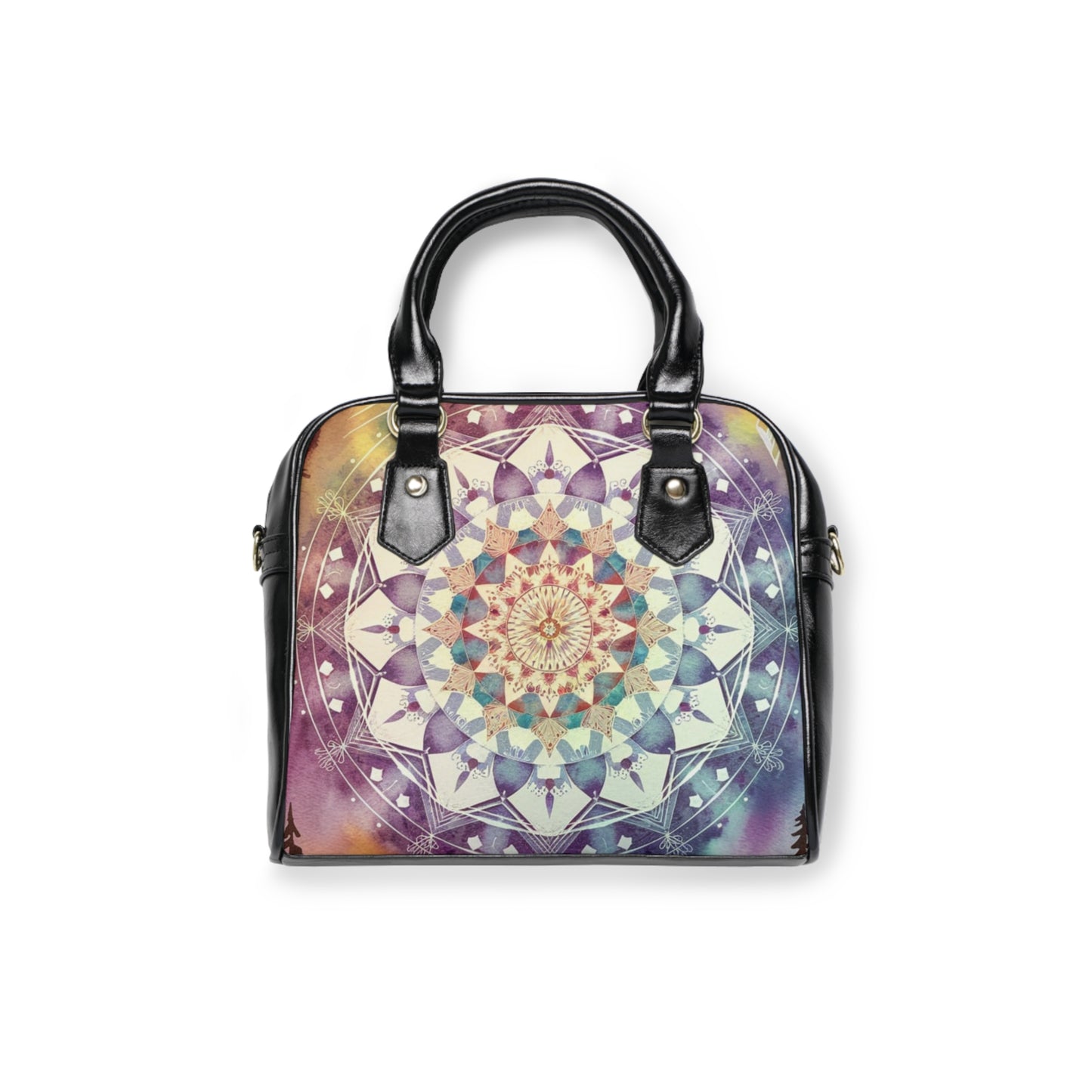 Geometric Pastel Rainbow, Shoulder Handbag