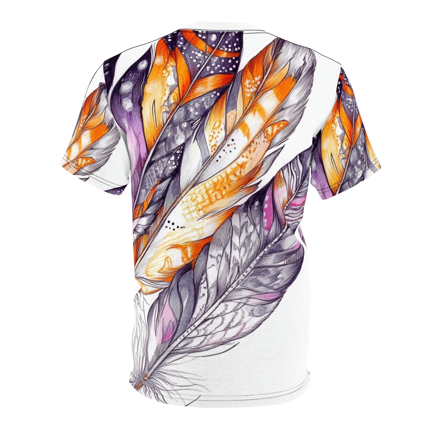 Abstract Seashell, Unisex Cut & Sew Tee (AOP)