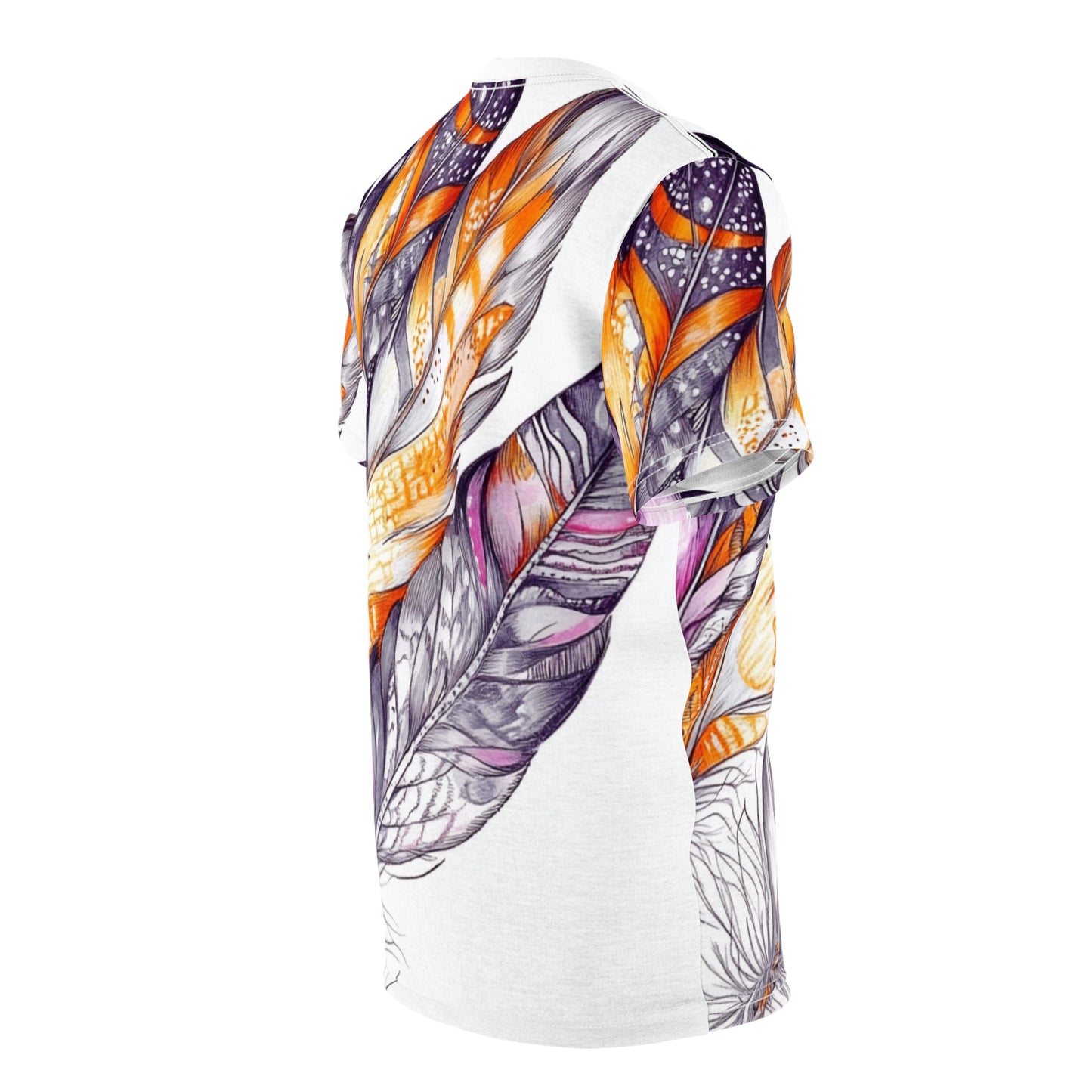 Abstract Seashell, Unisex Cut & Sew Tee (AOP)