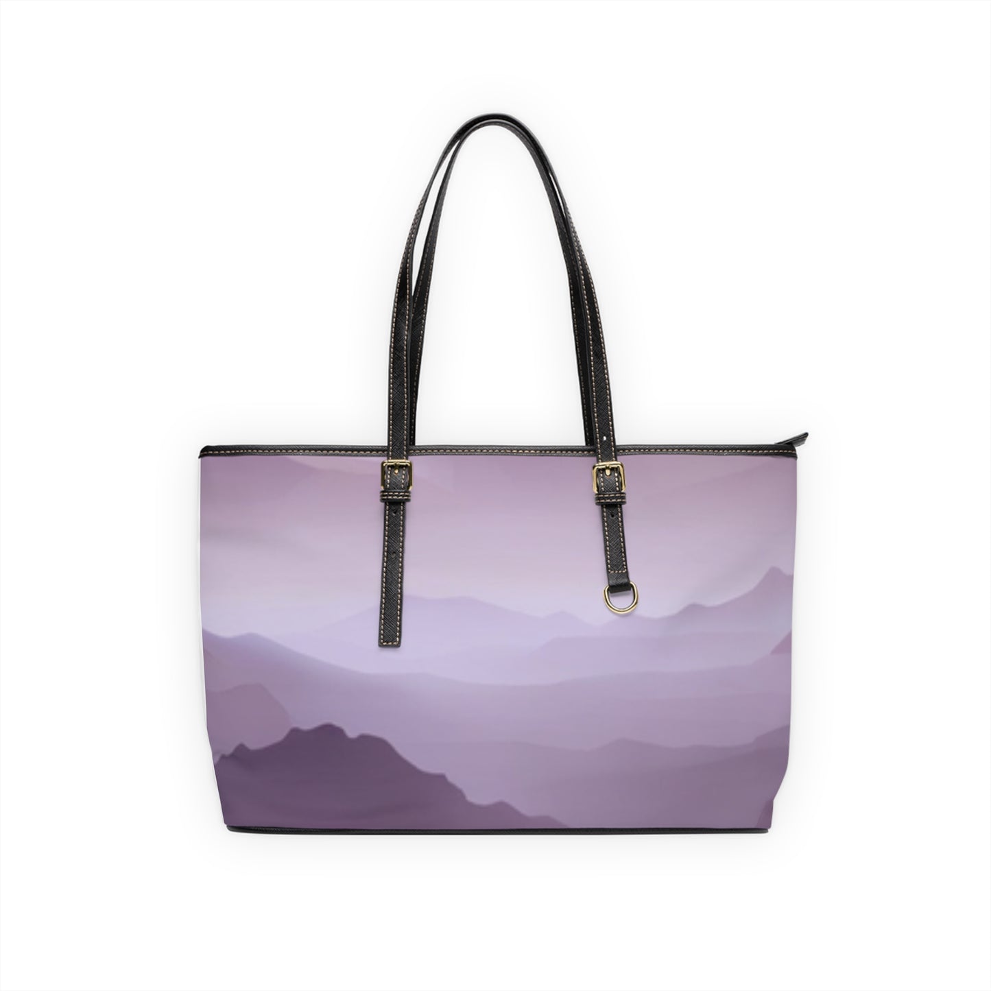 Purple Mountains Bottom, PU Leather Shoulder Bag