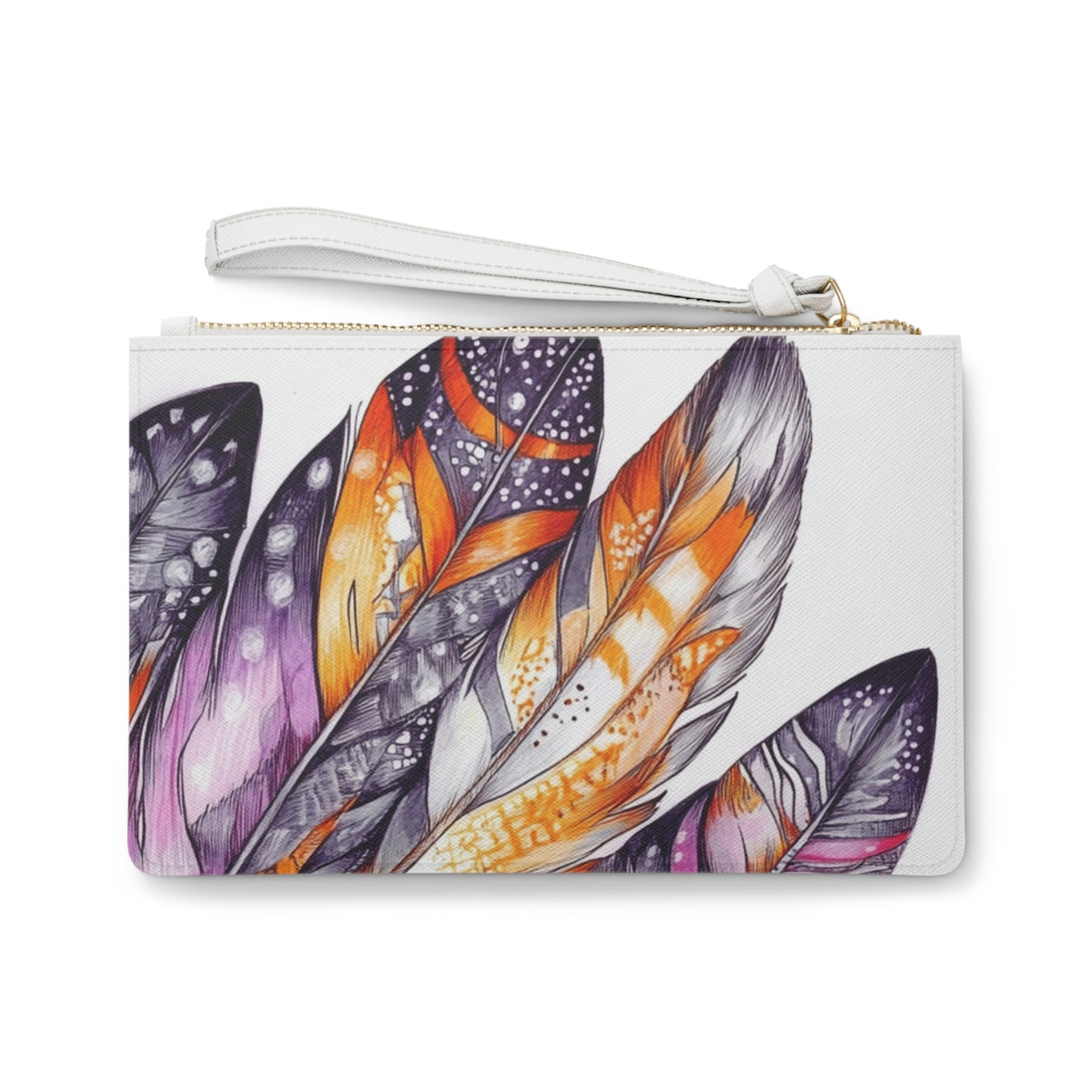 White Feathers, Clutch Bag