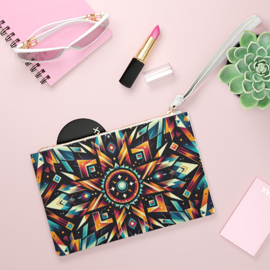 Geometric Tribal, Clutch Bag