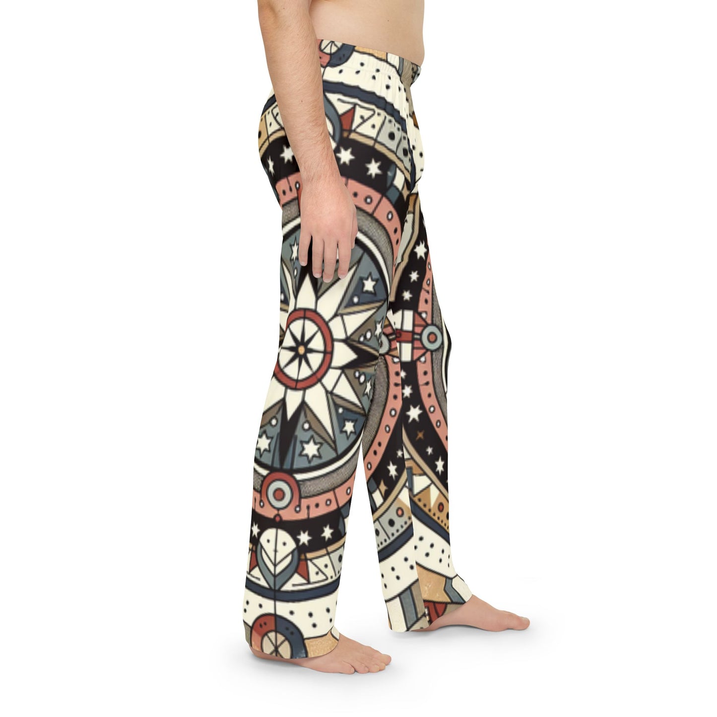 Sandstone, Men's Pajama Pants (AOP)