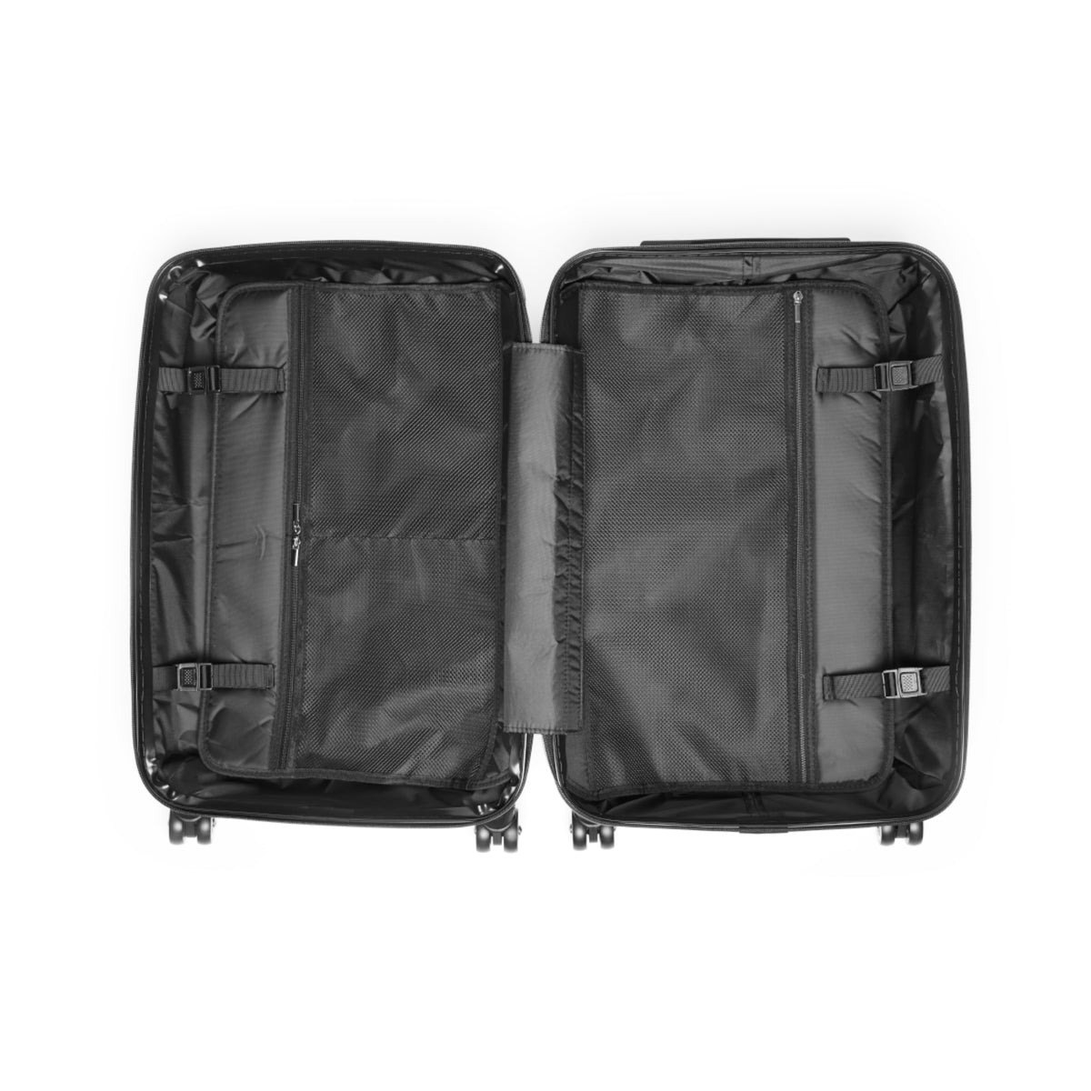 Vintage Golden Cadillac= Unique Easy Identify Travel Suitcase -Roundtrip Carry-On Suitcase — Classic Retro Car Travel Luggage