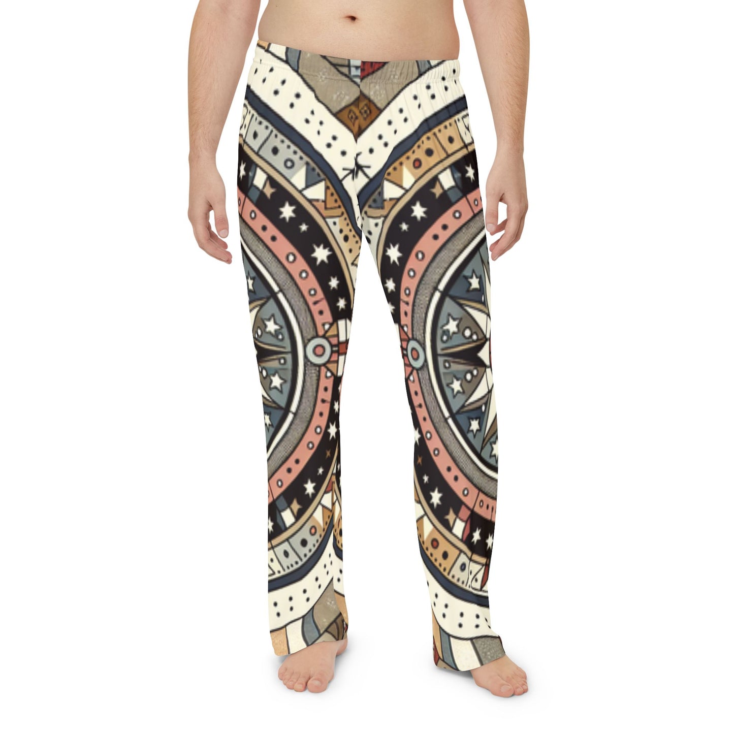 Sandstone, Men's Pajama Pants (AOP)