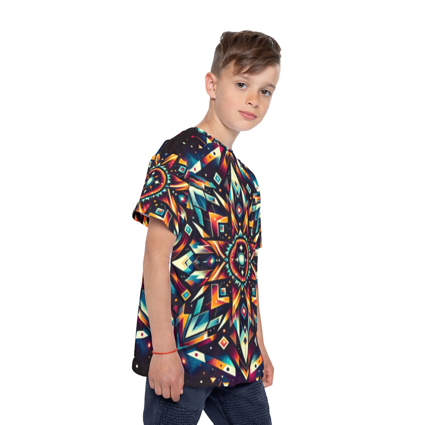 Geometric Tribal, Kids Sports Jersey (AOP)