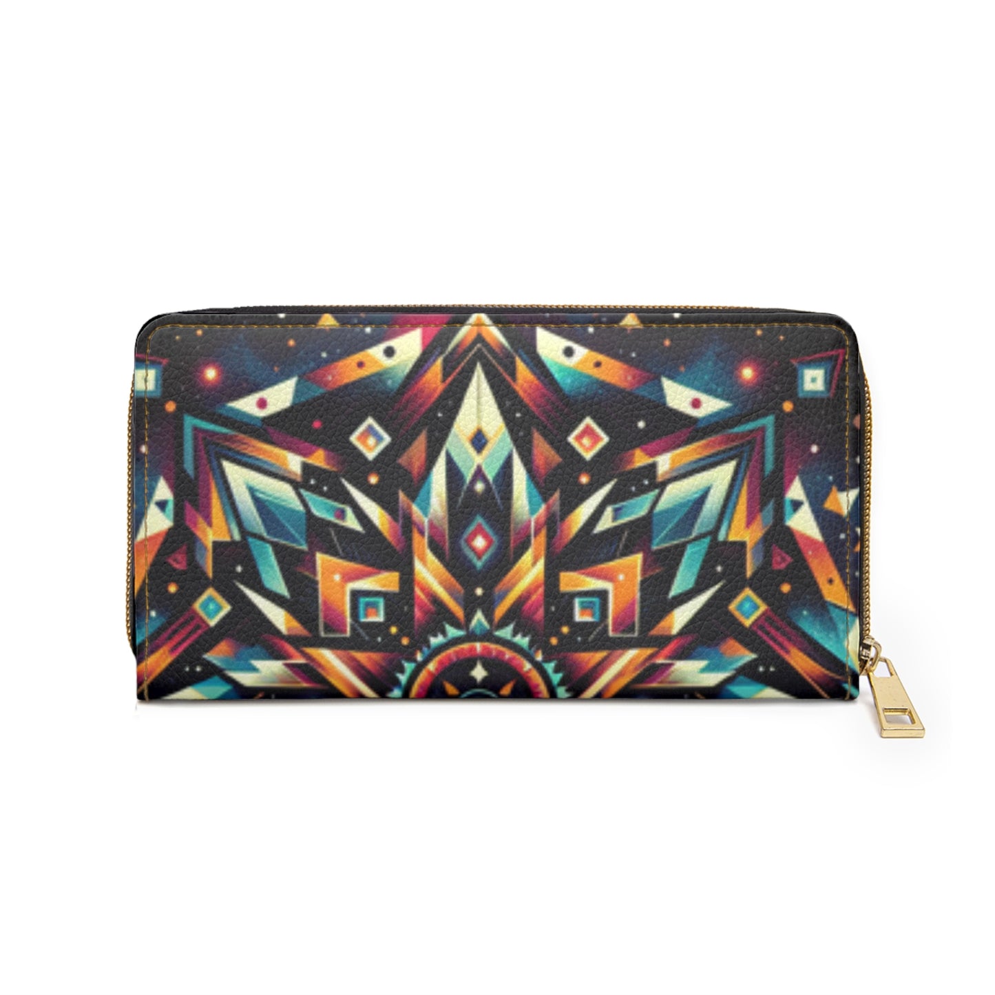 Geometric Tribal, Zipper Wallet