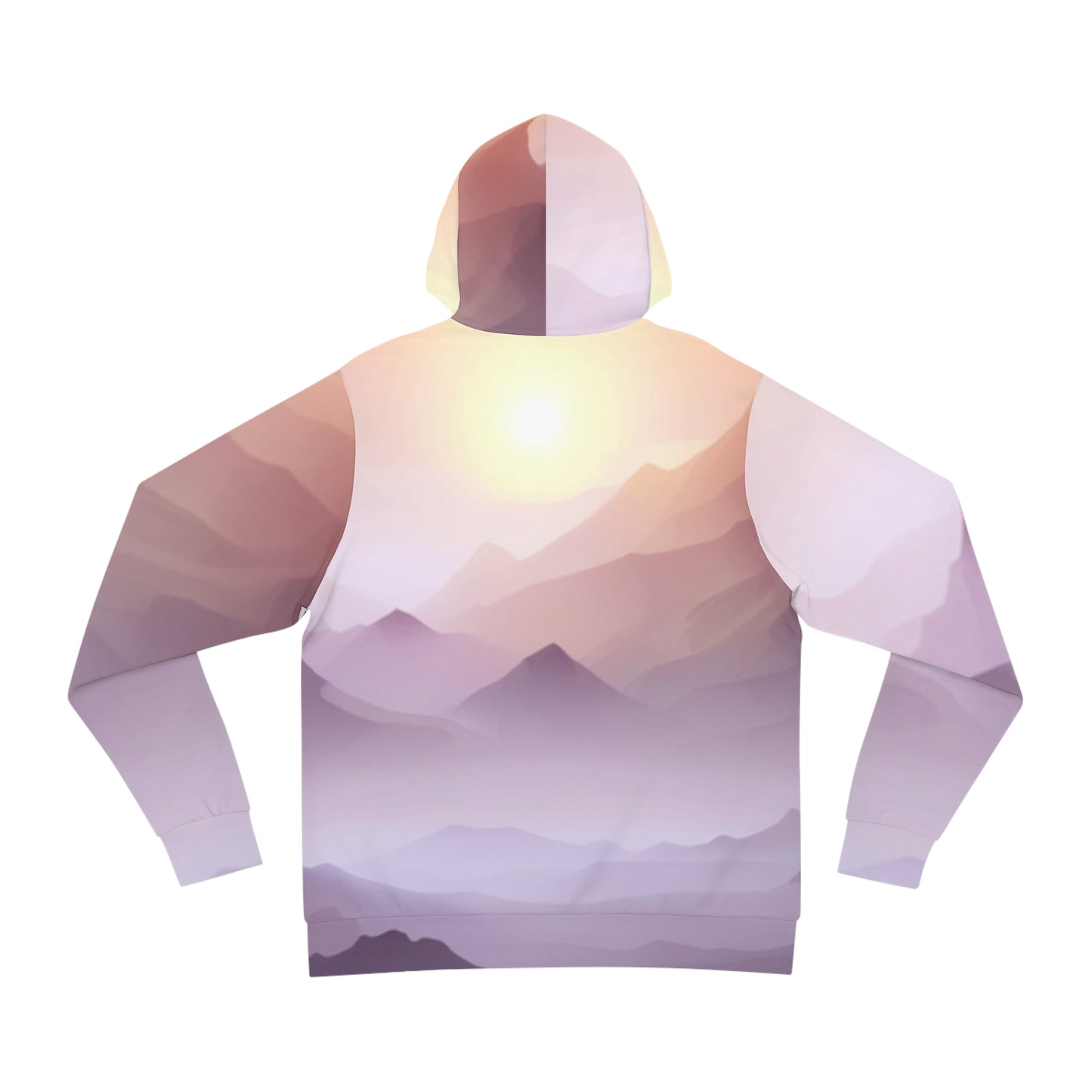 Purple Mountains, Unisex Fashion Hoodie (AOP)