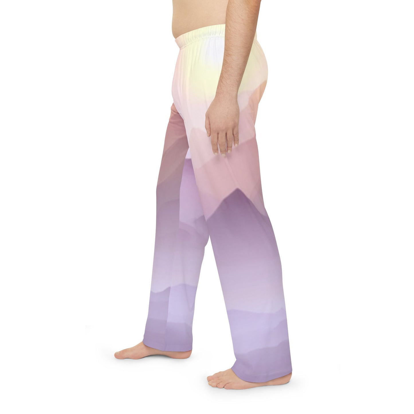 Purple Mountains, Men's Pajama Pants (AOP)