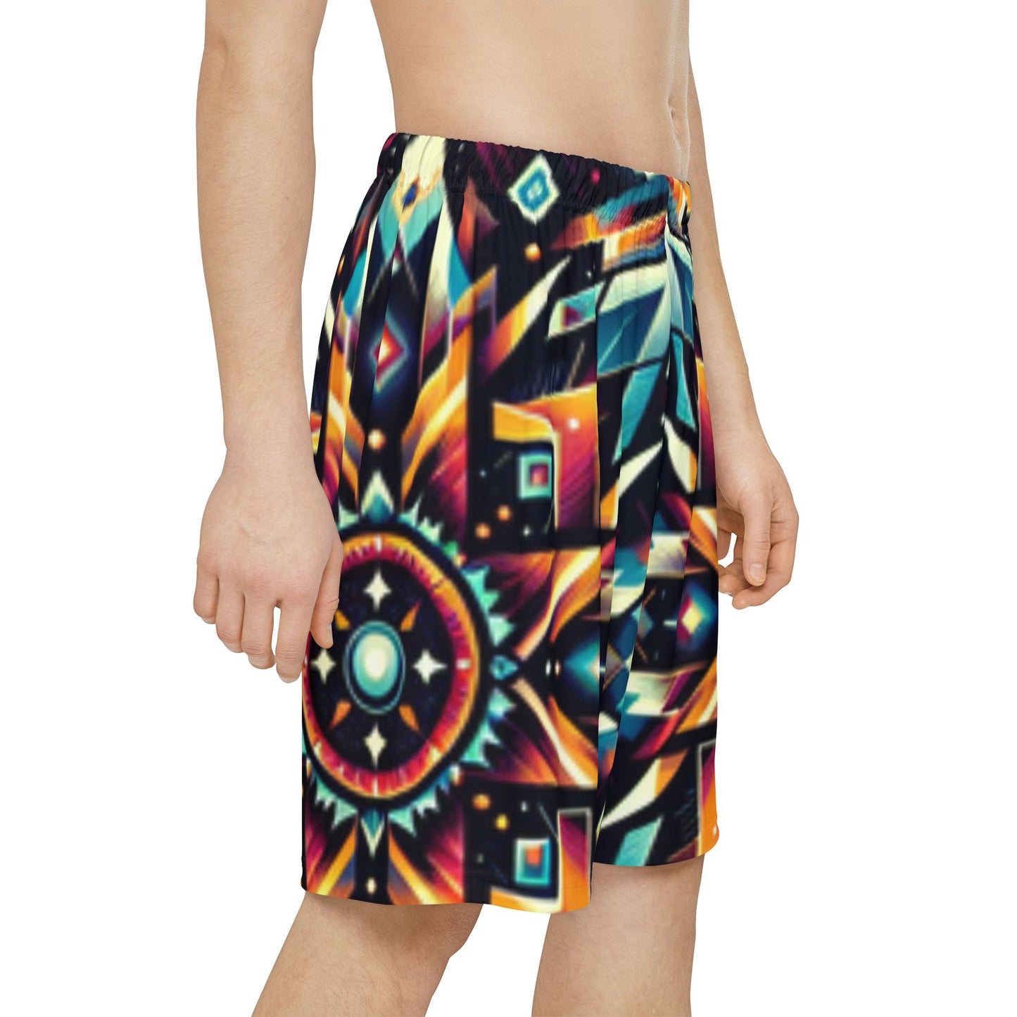 Geometric Tribal,  Men’s Sports Shorts (AOP)