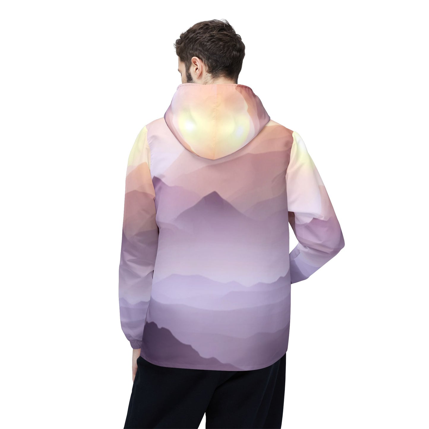 Purple Mountains,  Unisex Windbreaker Jacket (AOP)