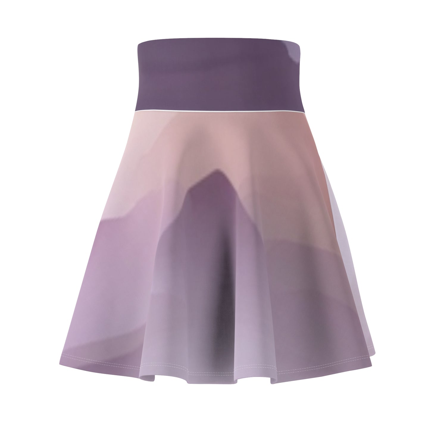 Purple Mountains, Women's Skater Skirt (AOP)