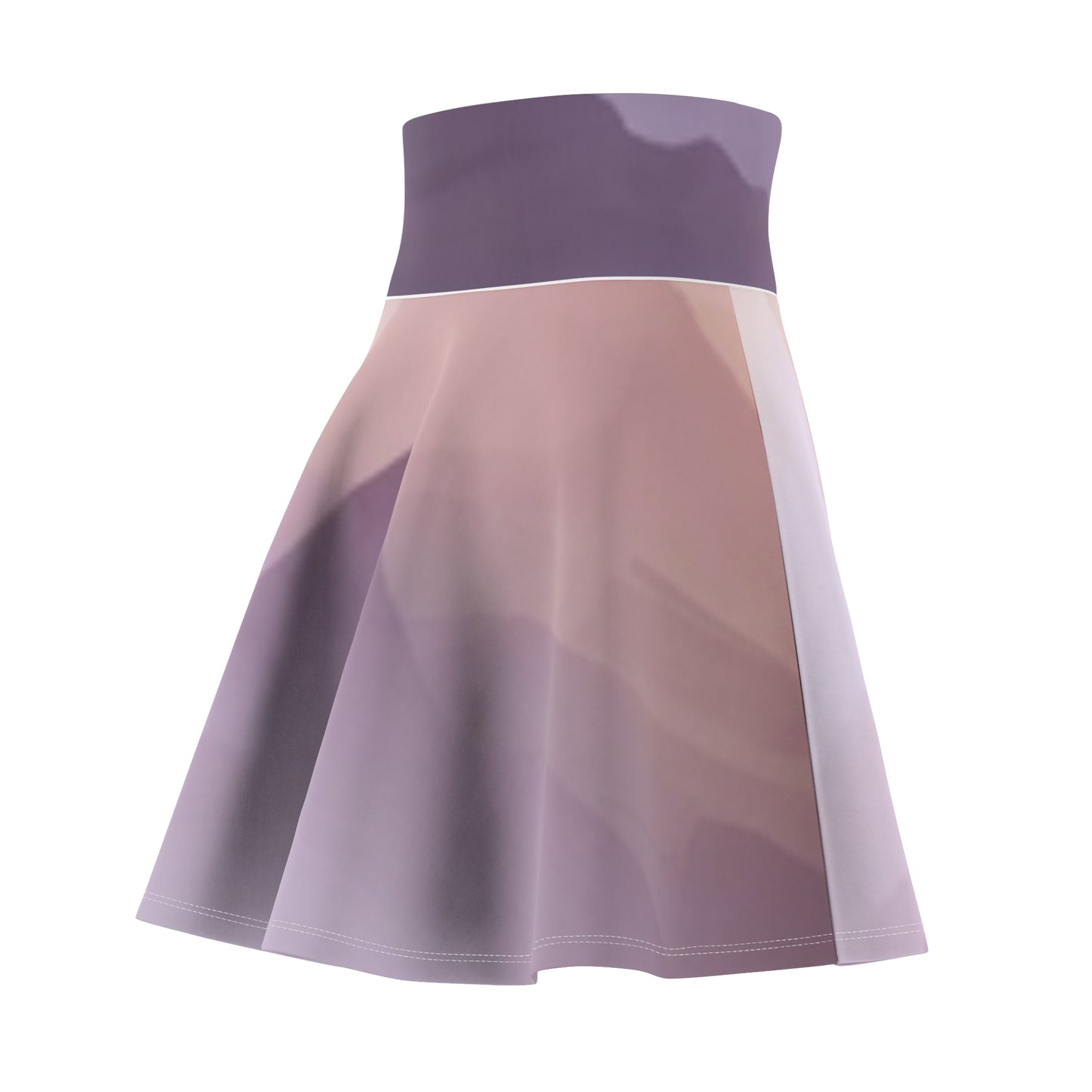 Purple Mountains, Women's Skater Skirt (AOP)