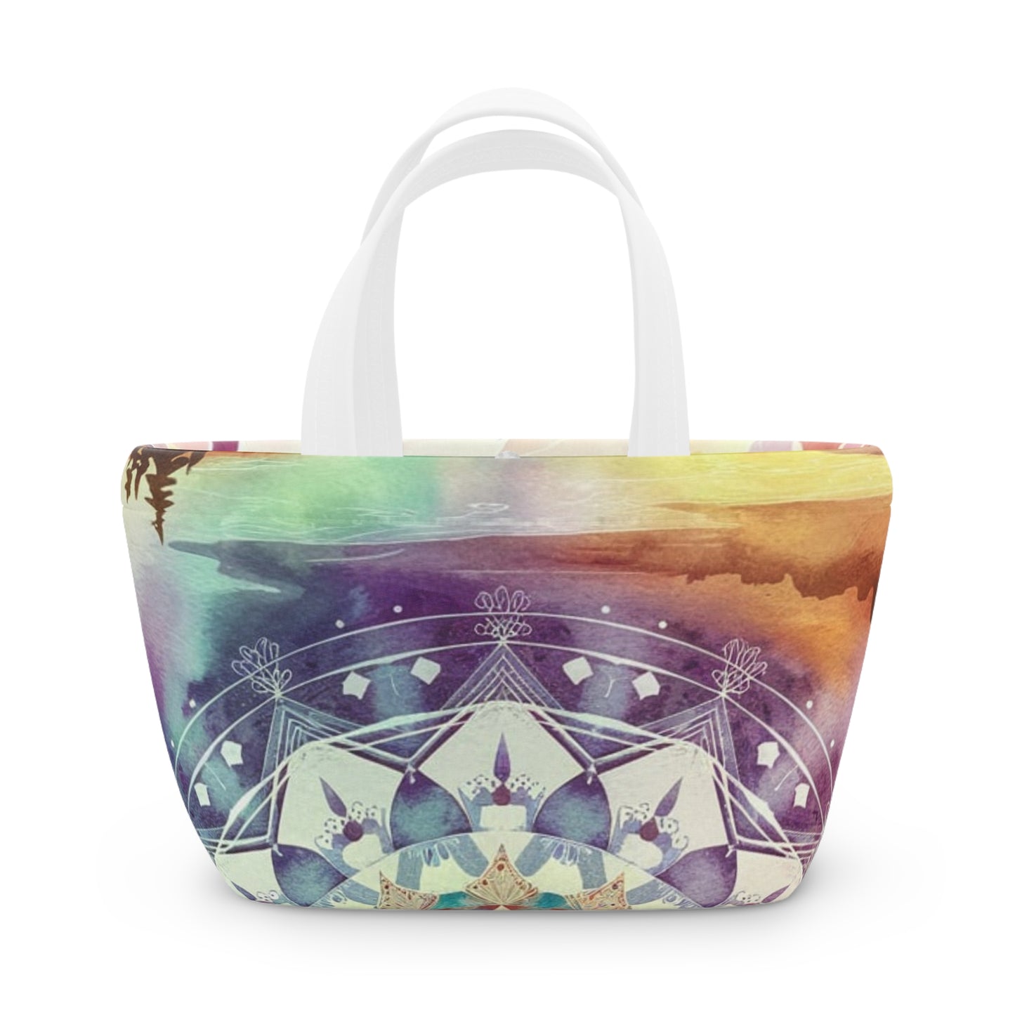 Geometric Pastel Rainbow, Lunch Bag