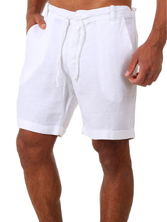 Men’s Drawstring Waist Casual Shorts, 9 Colors