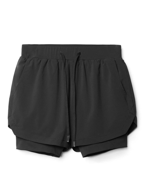 Men’s Double Layer Breathable Sport Shorts, 4 Colors