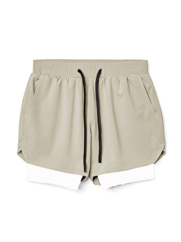 Men’s Double Layer Breathable Sport Shorts, 4 Colors