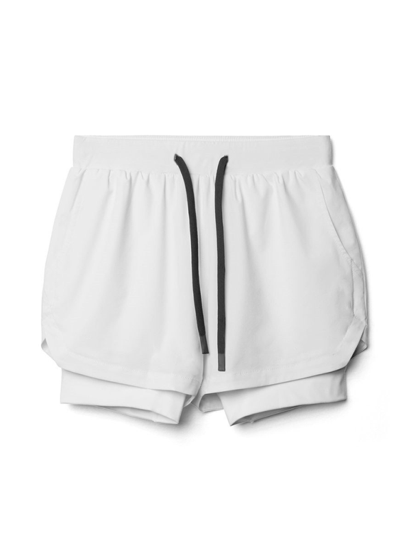 Men’s Double Layer Breathable Sport Shorts, 4 Colors