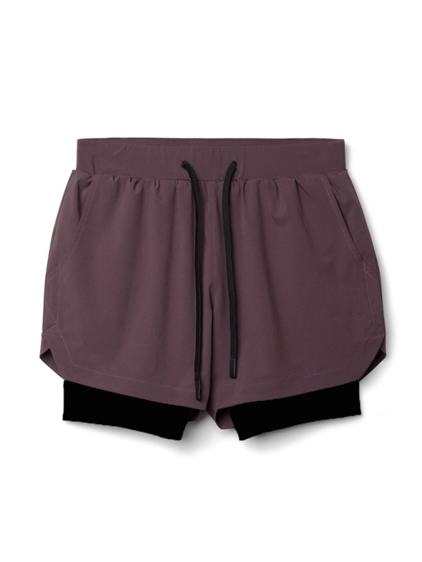 Men’s Double Layer Breathable Sport Shorts, 4 Colors