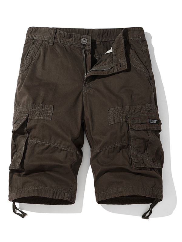 Men’s American Retro Cargo Shorts with Multi-Pockets, 6 Colors