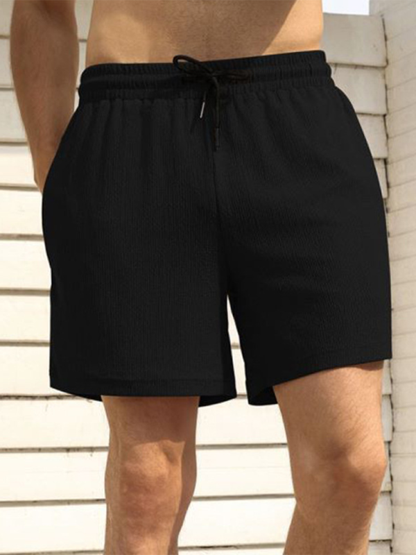 Men’s Double-Layer Sports Shorts, Quick-Dry Lined Activewear, 4 Colors