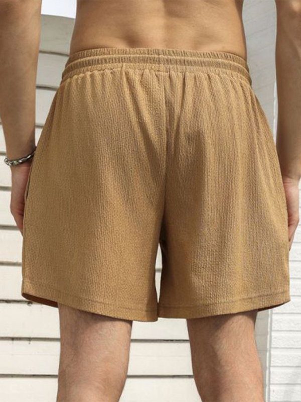 Men’s Double-Layer Sports Shorts, Quick-Dry Lined Activewear, 4 Colors