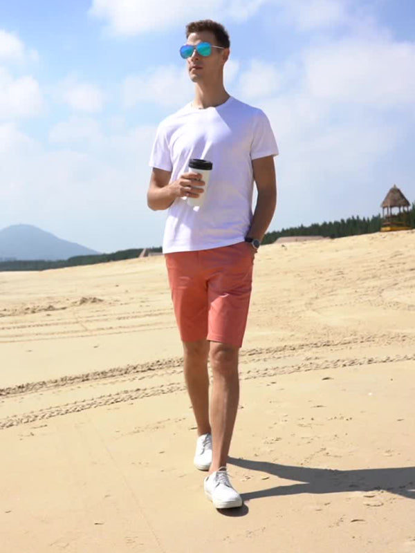 Unisex Cotton Stretch Short Sleeve T-Shirt, 8 Colors