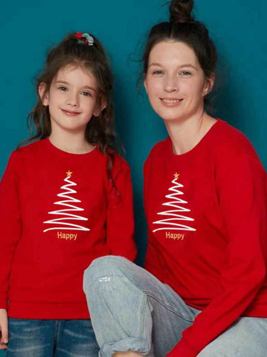 Matching Holiday Sweatshirts – Adults & Kids, 2 Styles