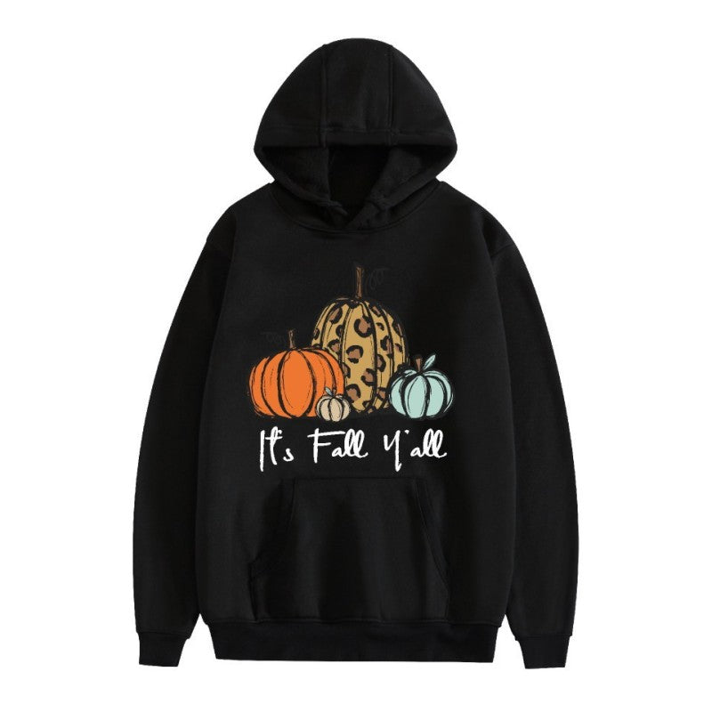 Halloween digital print long-sleeved sweatshirt