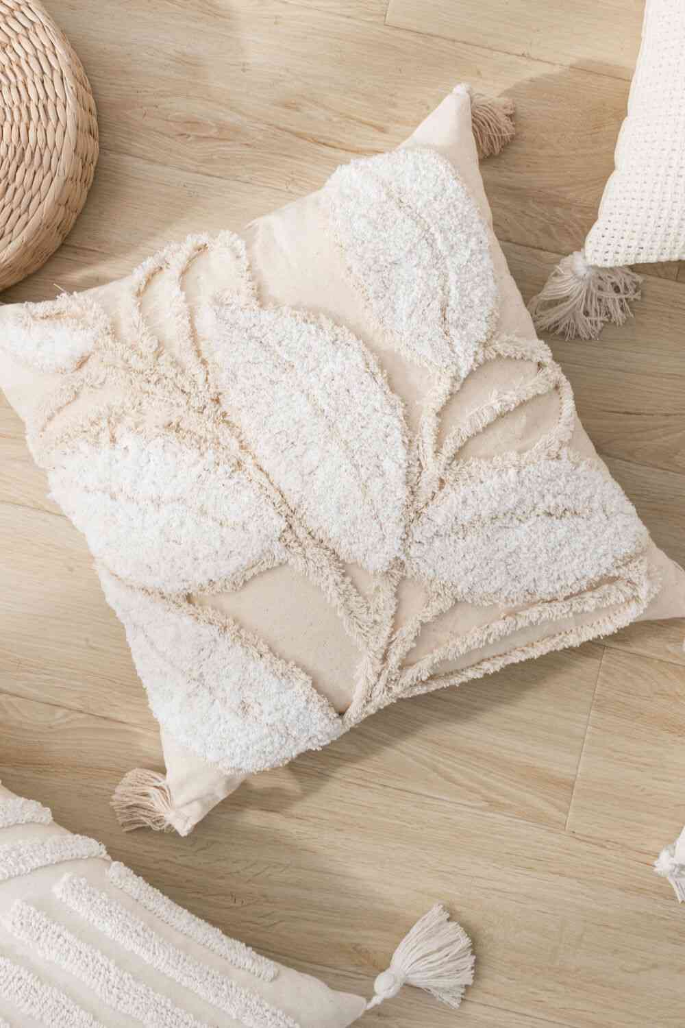 Textured Decorative Throw Pillowcase, 5 patterns
