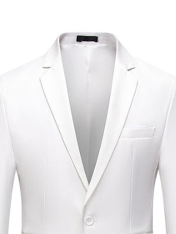 Men's Business Slim Suit Jacket only - no pants, 2 Colors