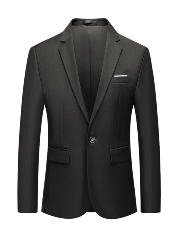 Men's Business Slim Suit Jacket only - no pants, 2 Colors