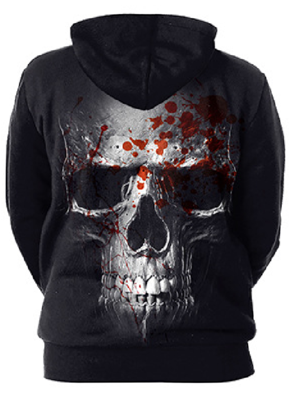 Halloween Horror 3D Digital Printed Hooded Sweatshirt, 1 color
