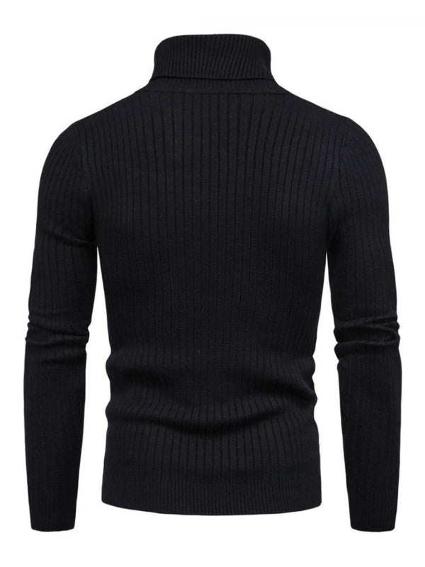 Men's knitted sweater cross-border turtleneck slim fit bottoming sweater, 5 colors