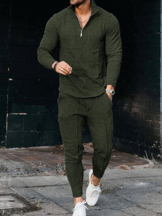 Men's Sweater & Joggers Matching 2-piece Sets, Shop the Look, 4 Colors