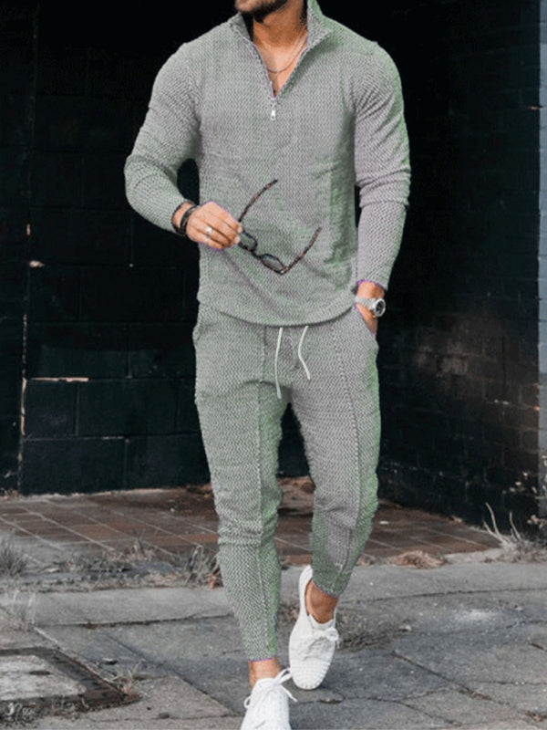 Men's Sweater & Joggers Matching 2-piece Sets, Shop the Look, 4 Colors