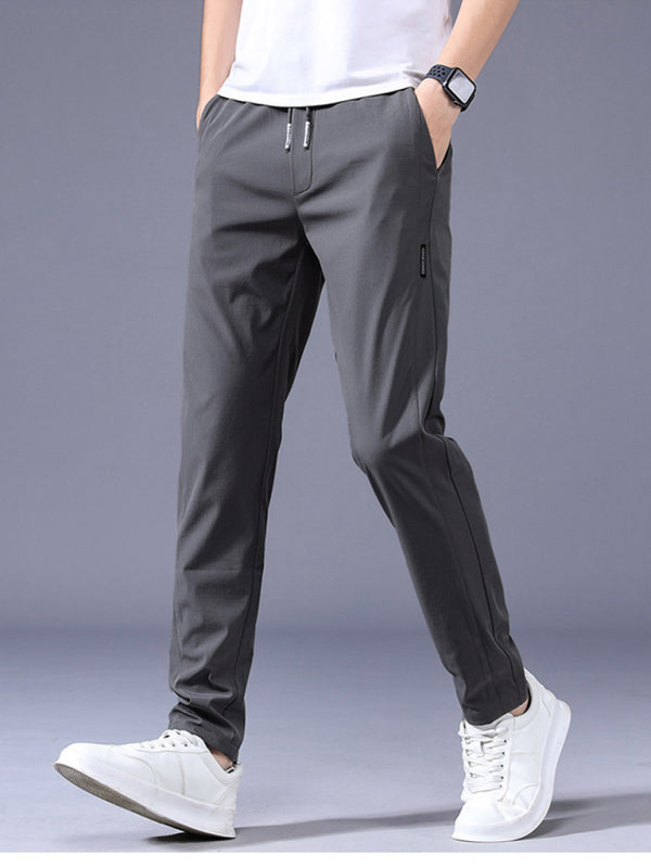 Straight Loose Elastic Boys Non-Iron Casual Pants Cargo Pants, 4 colors