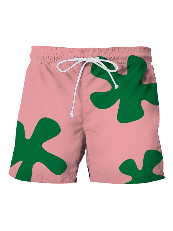 Beach Shorts Men's Casual Vacation Printed Shorts