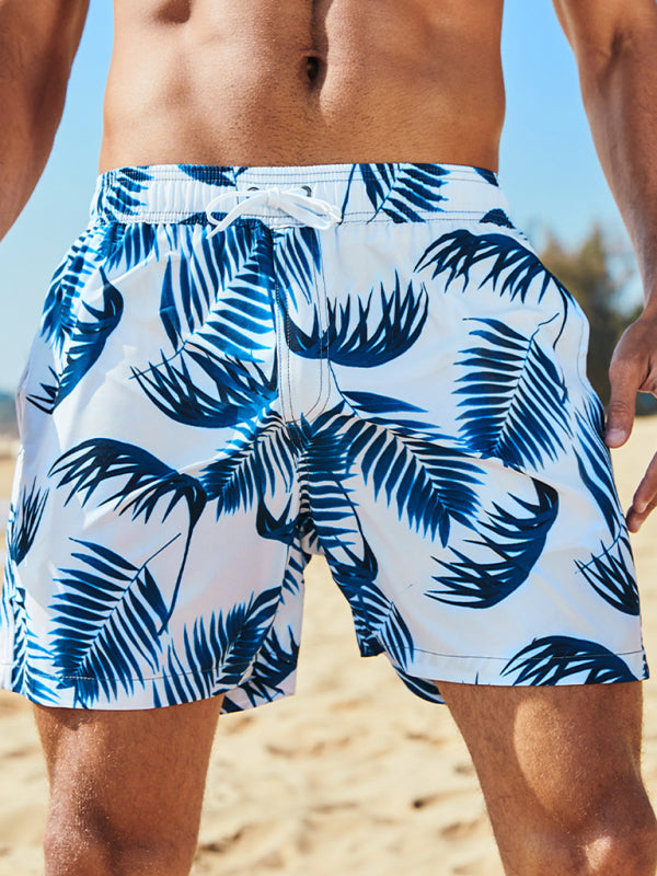 Men's Seaside Travel Casual Shorts Sports Surfing Swimming Trunks, 5 patterns