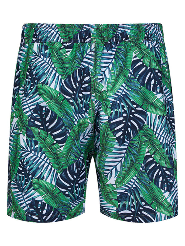 Men's Seaside Travel Casual Shorts Sports Surfing Swimming Trunks, 5 patterns