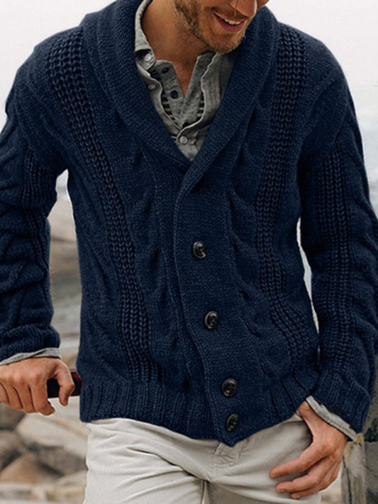 men's cardigan sweater base sweater large size sweater jacket
