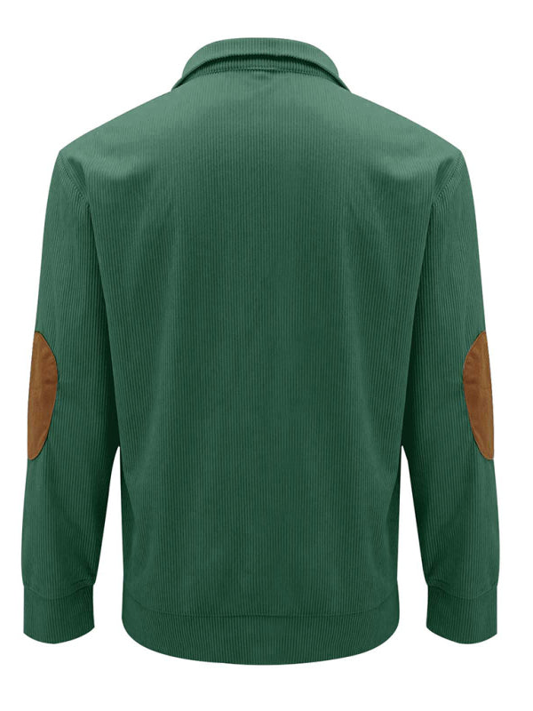 Men's Casual Outdoor Jacket Casual Stand Collar Long Sleeve Sweatshirt, 8 colors