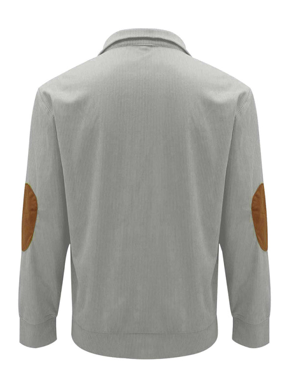 Men's Casual Outdoor Jacket Casual Stand Collar Long Sleeve Sweatshirt, 8 colors