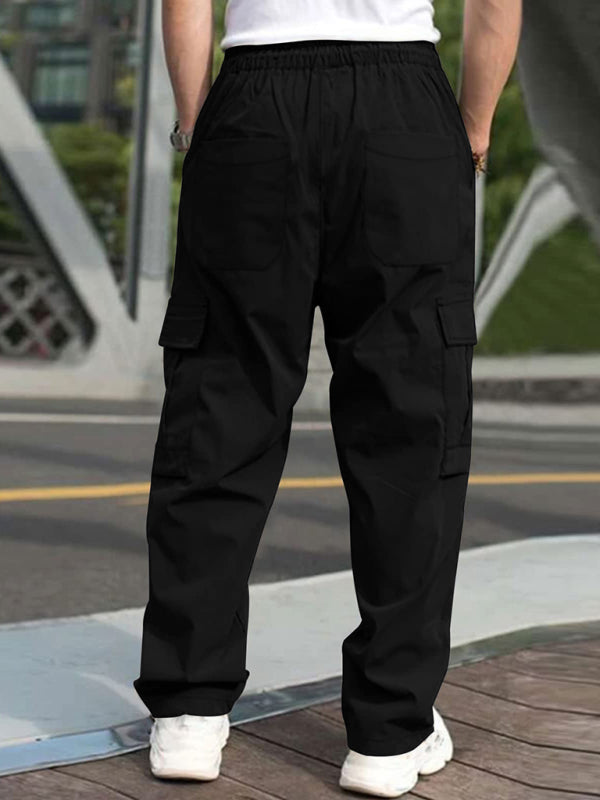 Men's loose straight casual trousers, Shop the Look