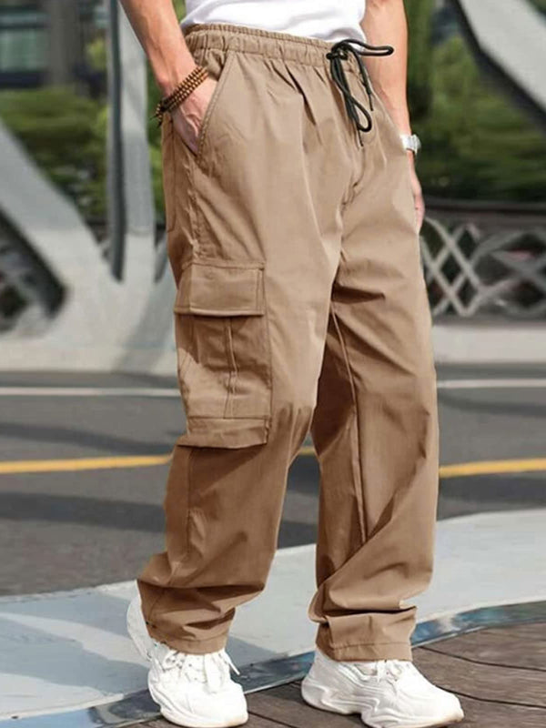 Men's loose straight casual trousers, Shop the Look