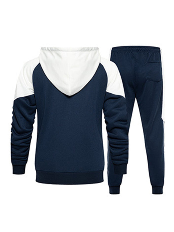 ChatGPT said: Men’s Colorblock Hooded Zip Tracksuit Shop the Look, – 4 Color Combinations
